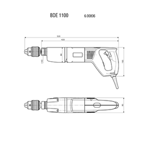 دریل 1100 وات متابو مدل BDE 1100