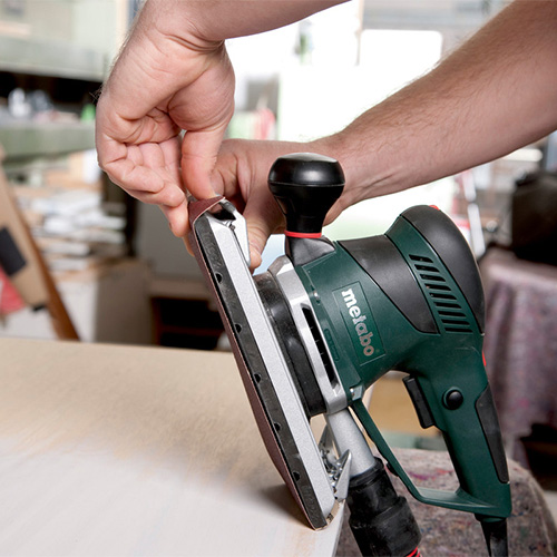 سنباده لرزان 350 وات مستعطیلی متابو مدل SRE 4351 TurboTec